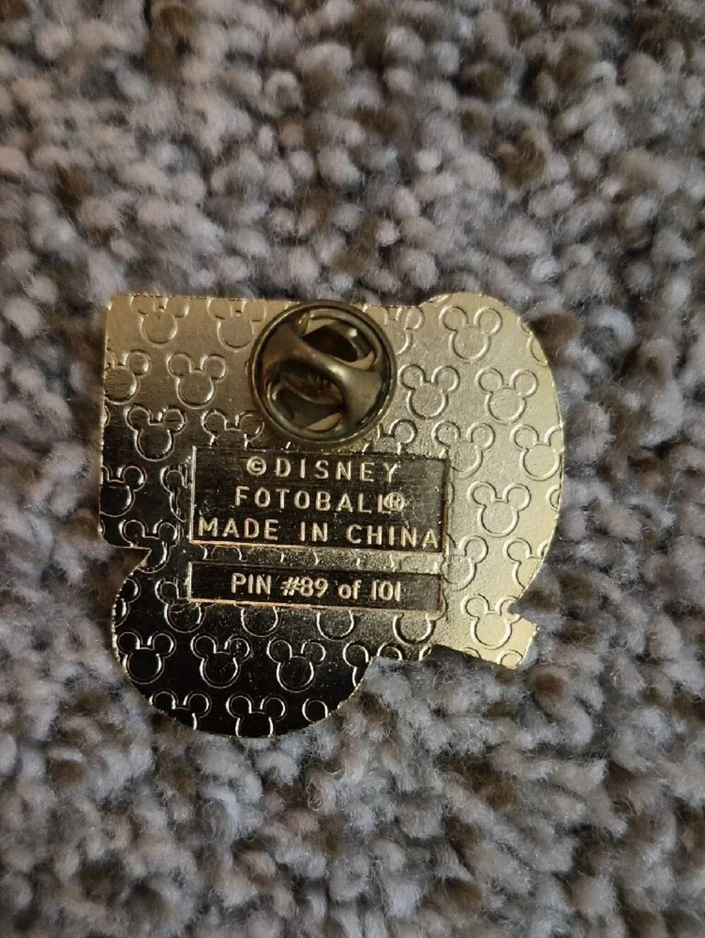 Disney branded pin